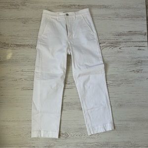 Everlane Straight Leg Crop Size 4 in Bone